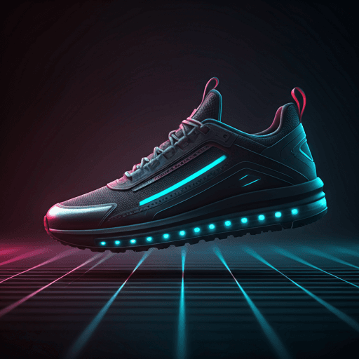 Zapatilla NEO-KICKS de la colección Episodio 04, silhouette retro-futurista con tejido de fibra de carbono