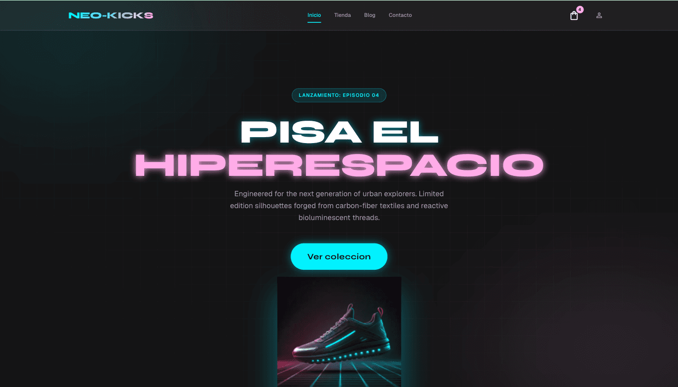 Captura de NEO-KICKS Sneaker Store